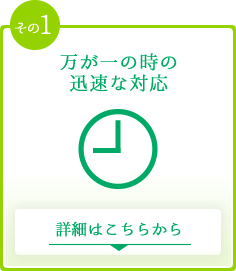 その1　万が一の時の迅速な対応