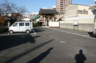 式場前にある駐車スペースです。写真